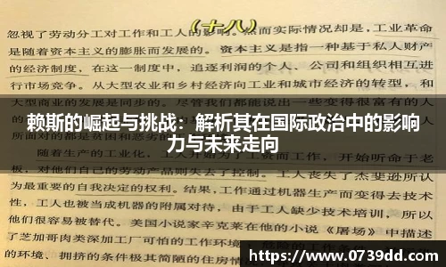 赖斯的崛起与挑战：解析其在国际政治中的影响力与未来走向